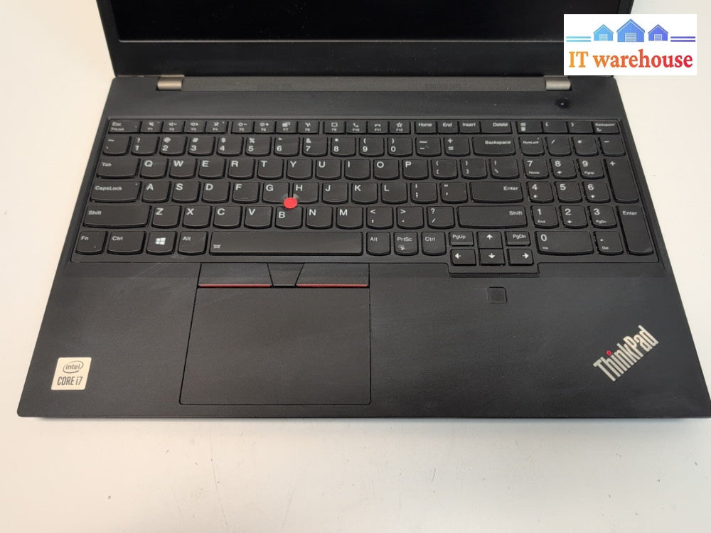 (FOR PARTS) Lenovo ThinkPad P15v Gen 1 15.6" Laptop i7-10th CPU (NO RAM/SSD) -