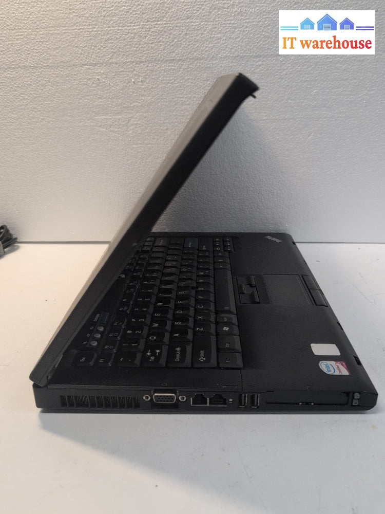 (For Parts) Lenovo ThinkPad T400 14" Laptop P8600 CPU/3GB RAM(Disk Read Error) -