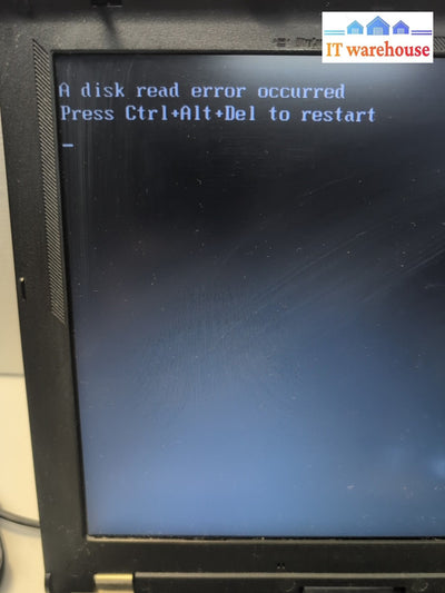 (For Parts) Lenovo ThinkPad T400 14" Laptop P8600 CPU/3GB RAM(Disk Read Error) -