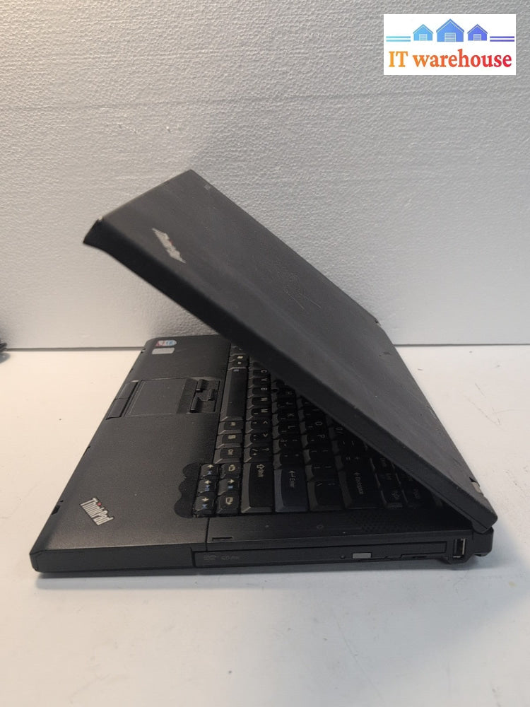 (For Parts) Lenovo ThinkPad T400 14" Laptop P8600 CPU/3GB RAM(Disk Read Error) -