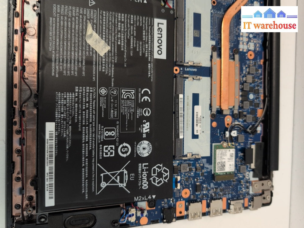 (For Parts,  No Boot) Lenovo ThinkPad E590 Laptop i5-8th Gen CPU (NO SSD/RAM) -