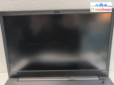 (For Parts,  No Boot) Lenovo ThinkPad E590 Laptop i5-8th Gen CPU (NO SSD/RAM) -