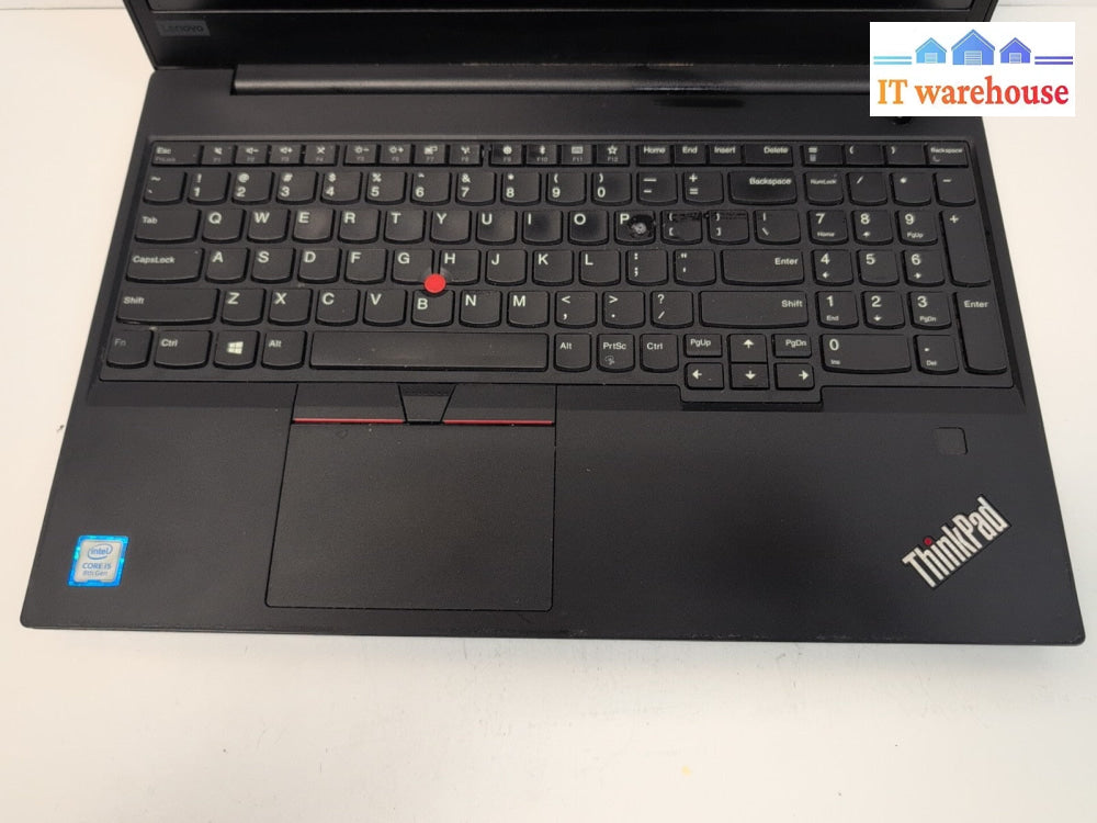 (For Parts,  No Boot) Lenovo ThinkPad E590 Laptop i5-8th Gen CPU (NO SSD/RAM) -