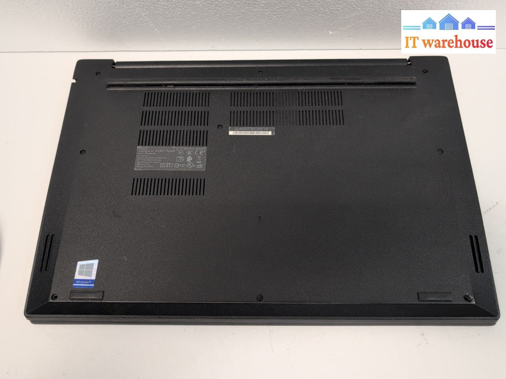 (For Parts,  No Boot) Lenovo ThinkPad E590 Laptop i5-8th Gen CPU (NO SSD/RAM) -