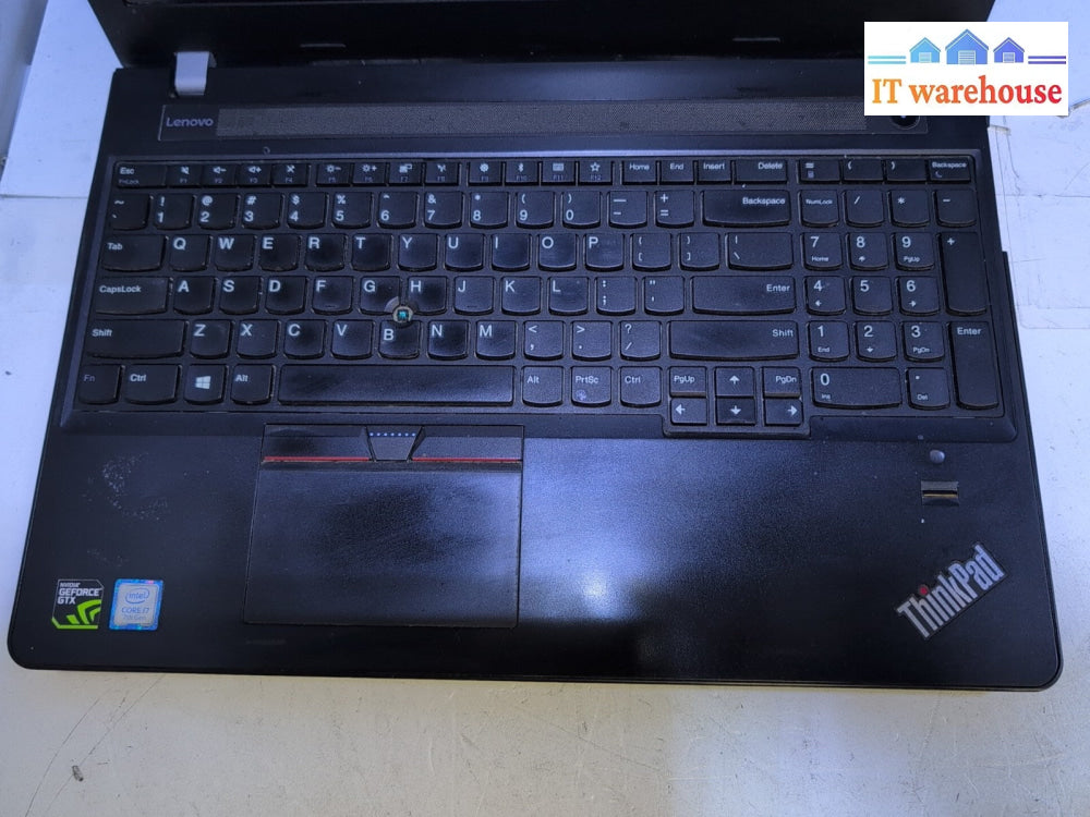 (For Parts,  No Boot up) Lenovo ThinkPad E570 15.6" Laptop i5-7500U(No RAM/SSD)-