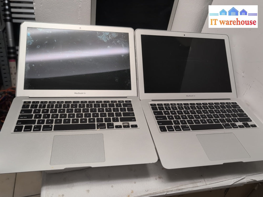 (For Parts, No Power) 3x Apple  13" MacBook Air A1466 (2017/2017/2012)  i5 CPU -