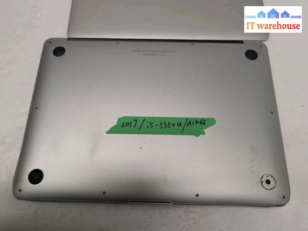 (For Parts, No Power) 3x Apple  13" MacBook Air A1466 (2017/2017/2012)  i5 CPU -
