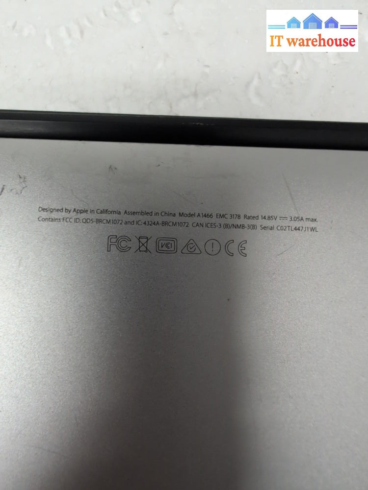 (For Parts, No Power) 3x Apple  13" MacBook Air A1466 (2017/2017/2012)  i5 CPU -