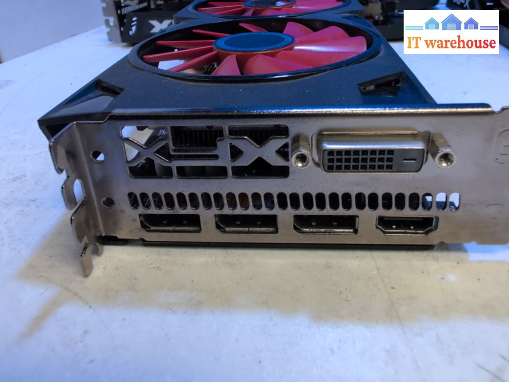 (For Parts,  Non-Working) 5x XFX AMD Radeon RX 580 Black 8GB GPU (RX-580S85D) -