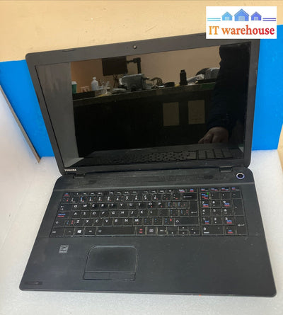 ~(For Parts) Toshiba Satellite C70D 17.3" Laptop AMD A4-5000 No Disk (Bad Screen