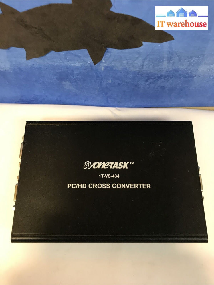 - (FOR PARTS)  TVONE 1T-VS-434 PC/HD  Scaler VGA 1080p Cross Converter + AC