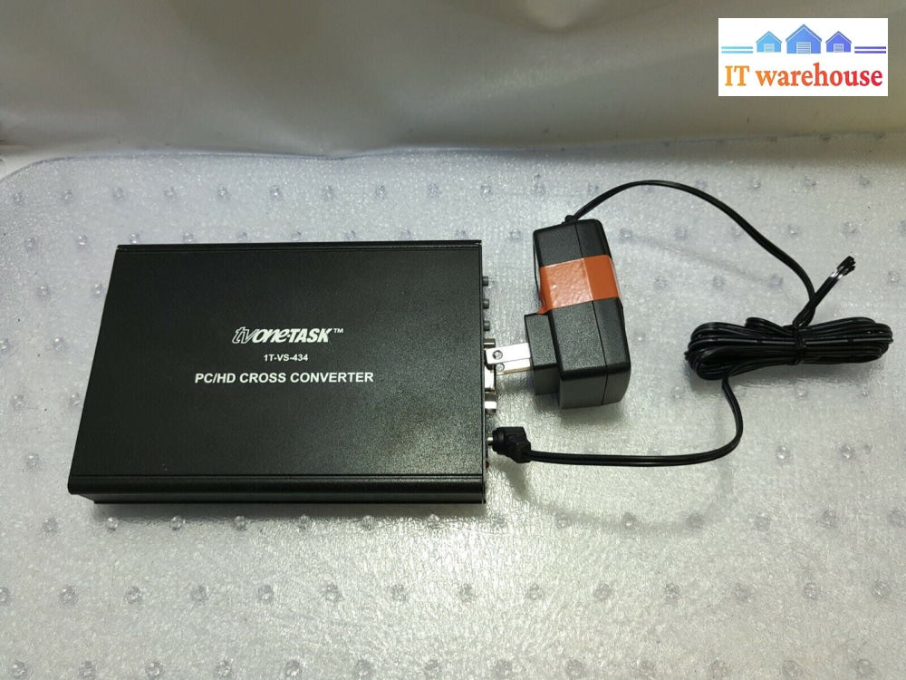 - (FOR PARTS)  TVONE 1T-VS-434 PC/HD  Scaler VGA 1080p Cross Converter + AC