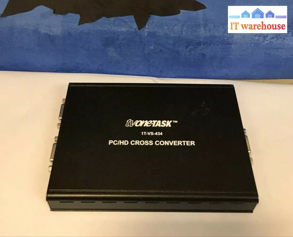 - (FOR PARTS)  TVONE 1T-VS-434 PC/HD  Scaler VGA 1080p Cross Converter + AC