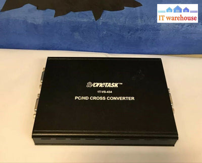 - (FOR PARTS)  TVONE 1T-VS-434 PC/HD  Scaler VGA 1080p Cross Converter + AC