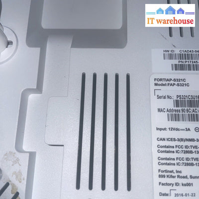 Fortinet FortiAP 321C / FAP-S321C
