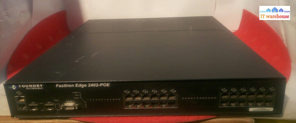 - Foundry FastIron Edge 2402-POE Switch   FES2402-POE
