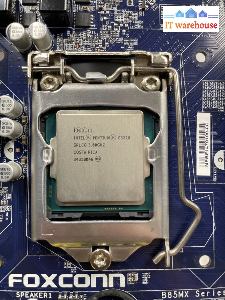 Foxconn B85mx-D  1150 B85 motherboard + CPu