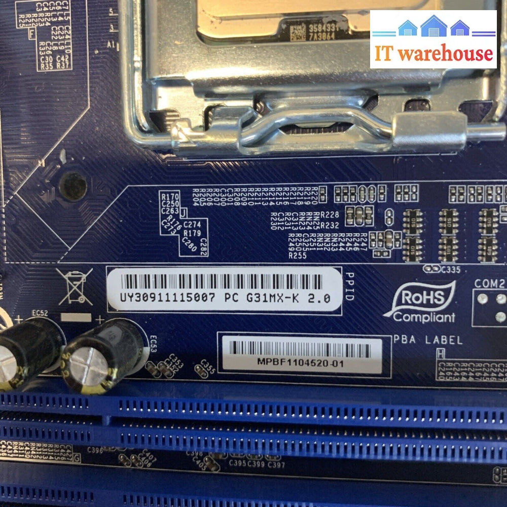 Foxconn G31MX-K 46GMX Micro-ATX Intel LGA 775/Socket T Motherboard