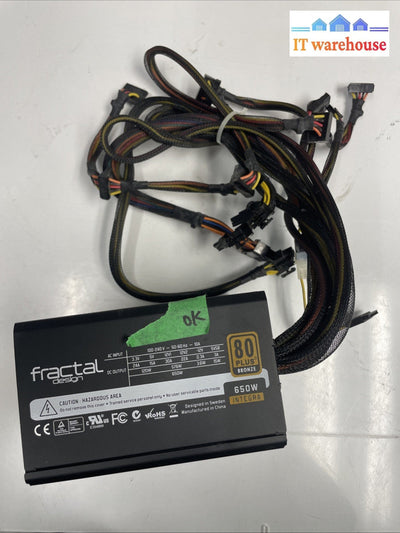 Fractal Design Integra M 650W 80 PLUS BRONZE Certified ATX Compact Power
