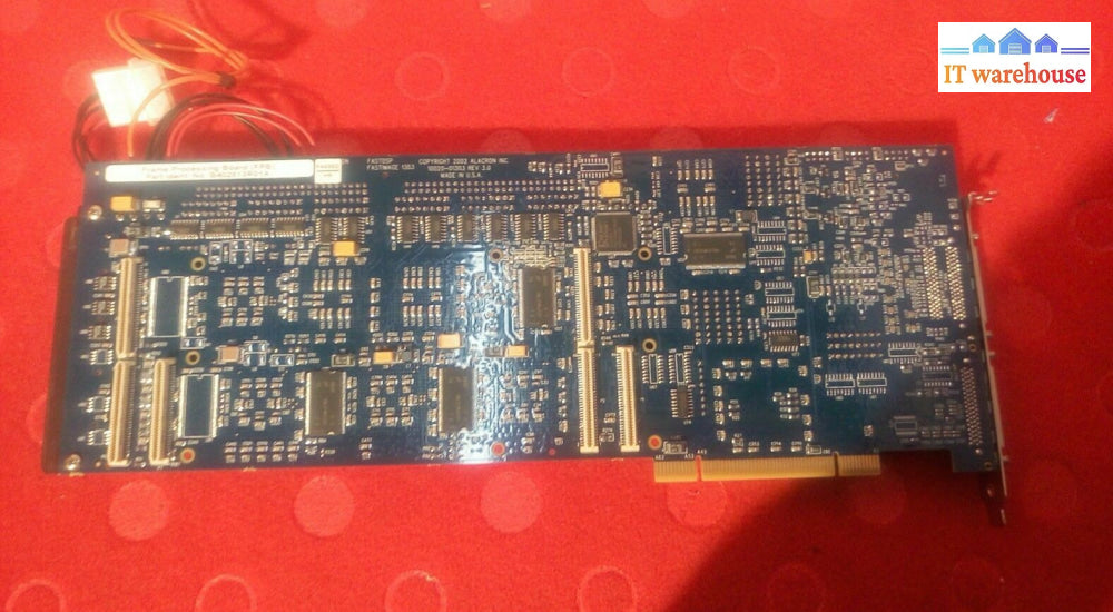 - FRAME PROCESSING BOARD B402813R01A FASTIMAGE 1303 ALACRON 10020-01303