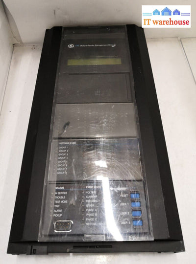 - FRONT PANEL FOR GE Multilin F35 Multiple Feeder Management Relay 