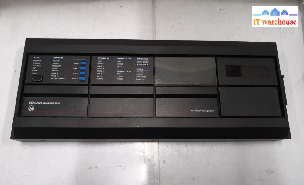 - FRONT PANEL REPLACEMENT FOR GE Multilin C60 Breaker Management Relay 