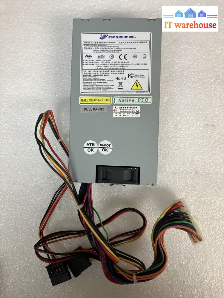 Fsp Fsp150-50Le 150W Industrial Bearing Fan Active Pfc Power Supply 9Pa1503412 ~