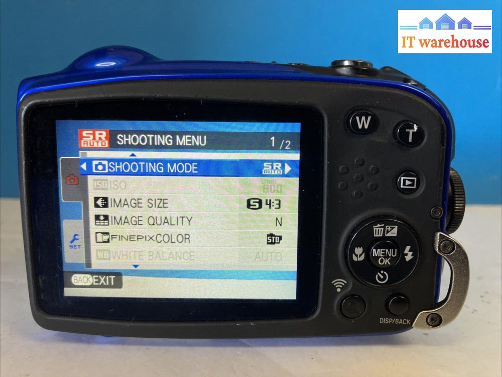 Fujifilm Finepix Xp70 16.4 Mp Shock Proof Wi-Fi Digital Camera With Battery ~