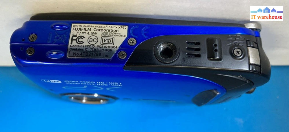 Fujifilm Finepix Xp70 16.4 Mp Shock Proof Wi-Fi Digital Camera With Battery ~