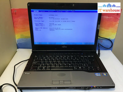 FUJITSU LIFEBOOK S752 14"Laptop Intel i5-3210M 2.5GHz NO RAM/HDD For parts as is