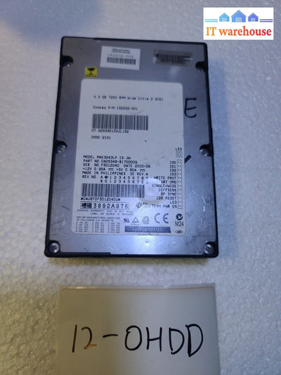- FUJITSU LTD MAE3043LP / 152242-001 4. 3GB WIDE ULTRA 2 SCSI HARD DRIVE
