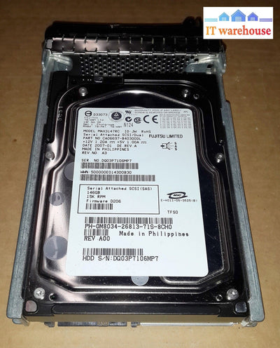 + Fujitsu MAX3147RC 146GB Internal 15000 RPM 3.5" HDD Hard Drive