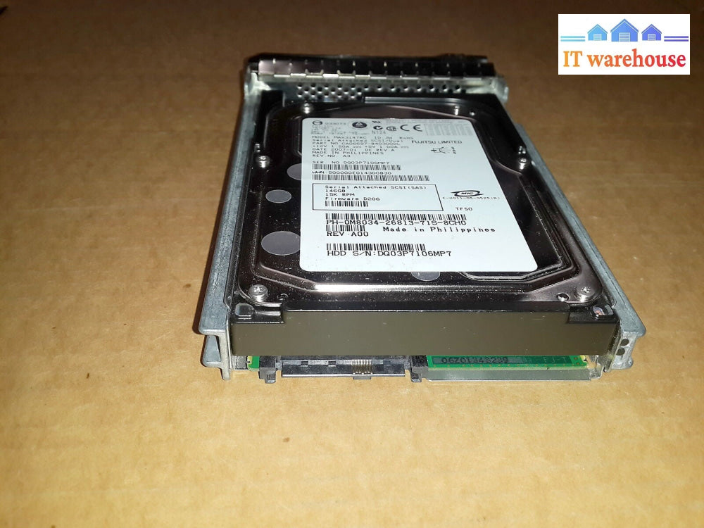 + Fujitsu MAX3147RC 146GB Internal 15000 RPM 3.5" HDD Hard Drive