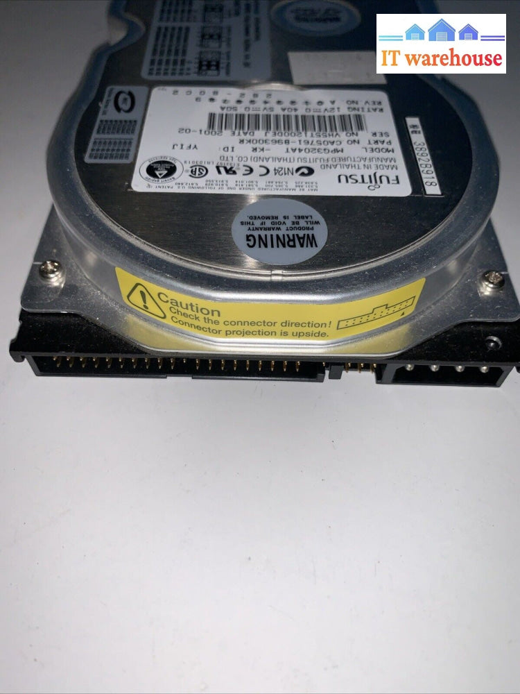 Fujitsu MPG3204AT 3.5" 20GB 5400RPM IDE HDD HARD DRIVE