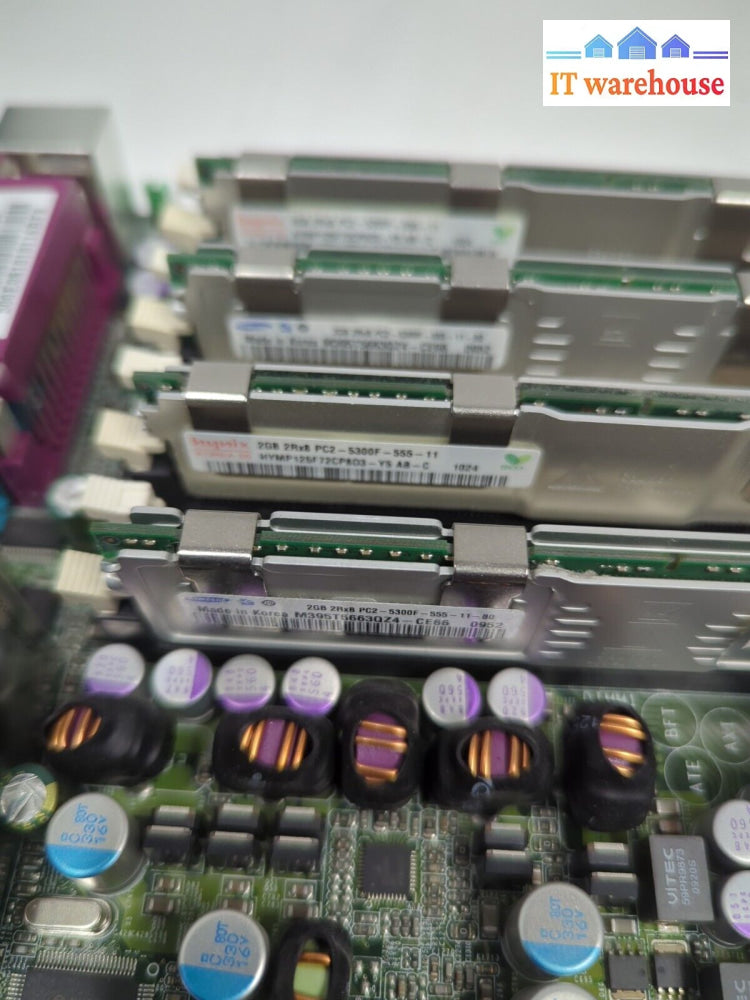 Fujitsu Siemens R650 Motherboard S26361-D2568-A11 W/2x E5440 CPU 8GB RAM