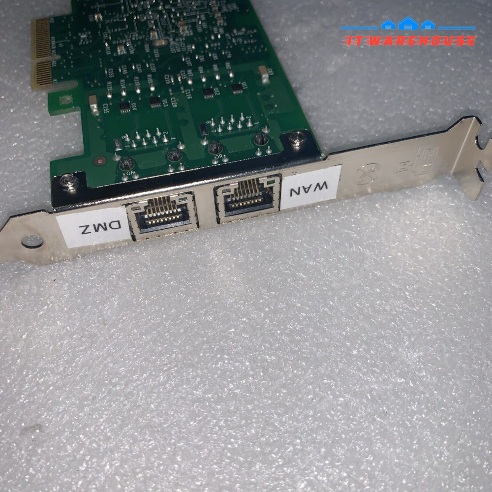 G174P Dell Intel Pro 1000 Pt 2 Port 1Gbps Pci-E Network Card 0G174P W/ Bracket