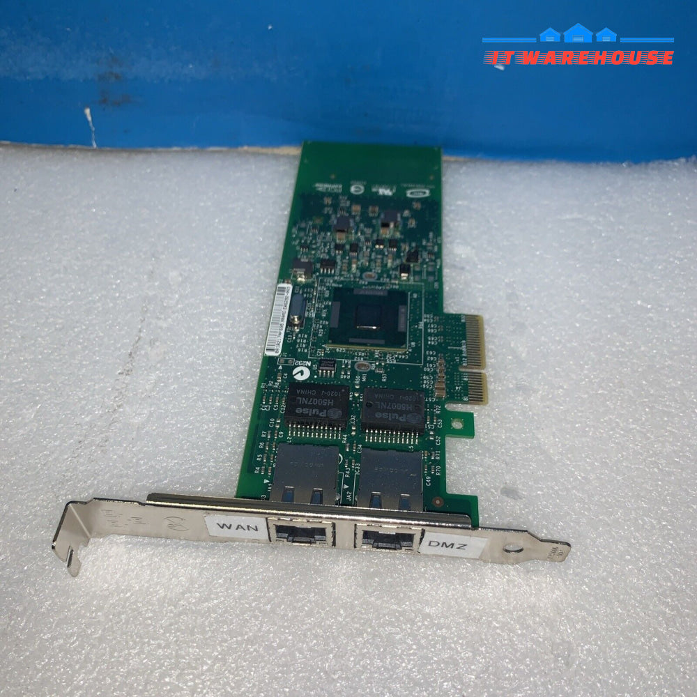 G174P Dell Intel Pro 1000 Pt 2 Port 1Gbps Pci-E Network Card 0G174P W/ Bracket