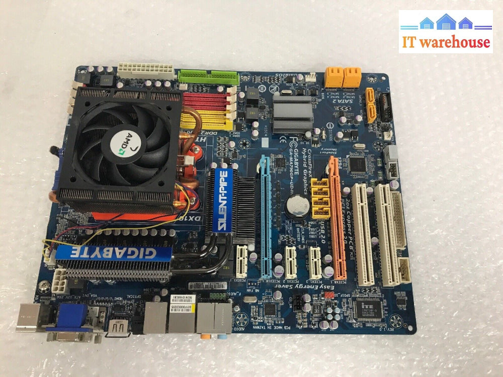 GA-MA790GP-UD4H (rev. 1.0) AMD 790GX / AMD SB750 AM3 / AM2+  /heatsink no CPU @@