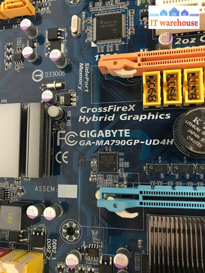 GA-MA790GP-UD4H (rev. 1.0) AMD 790GX / AMD SB750 AM3 / AM2+  /heatsink no CPU @@