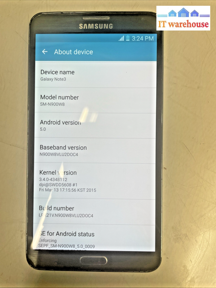 Galaxy  note3 32G  with little crack  Unlocked SmartPhone Tested  +