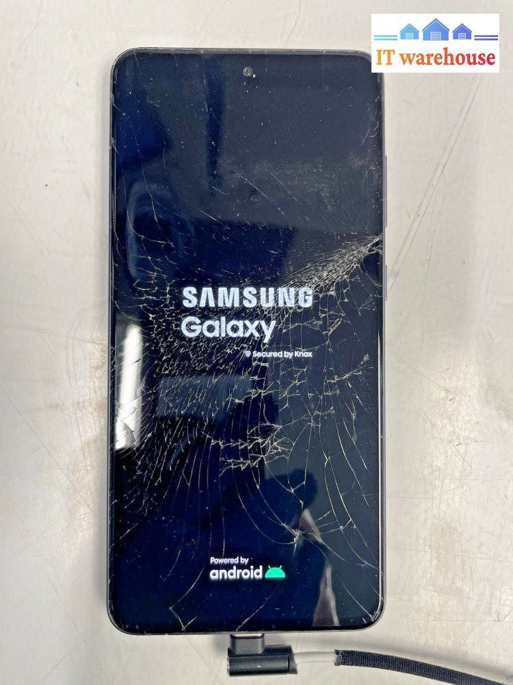 Galaxy S21 FE 5G SM-G990W Unlocked 128GB Unlocked  cracked screen Tested +