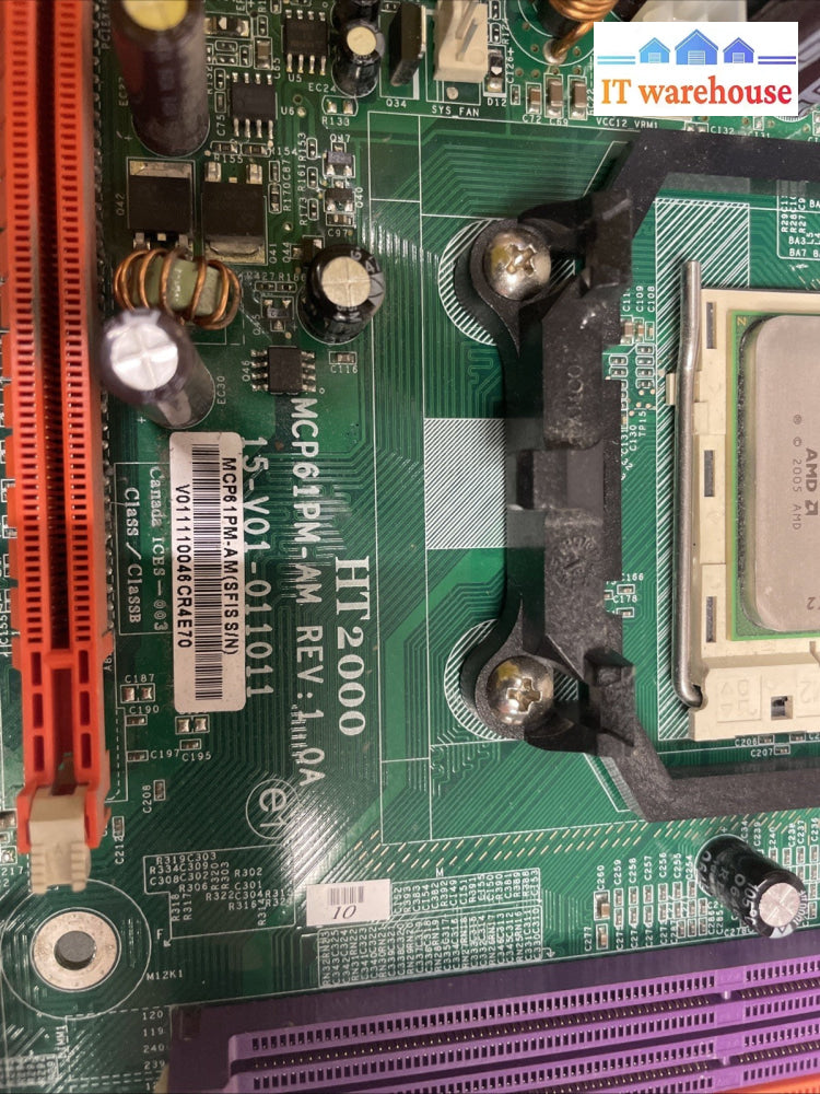 Gateway GM5470E GM5472 GM5474 GM5639E GT5422E MCP61PM-AM Motherboard + cpu