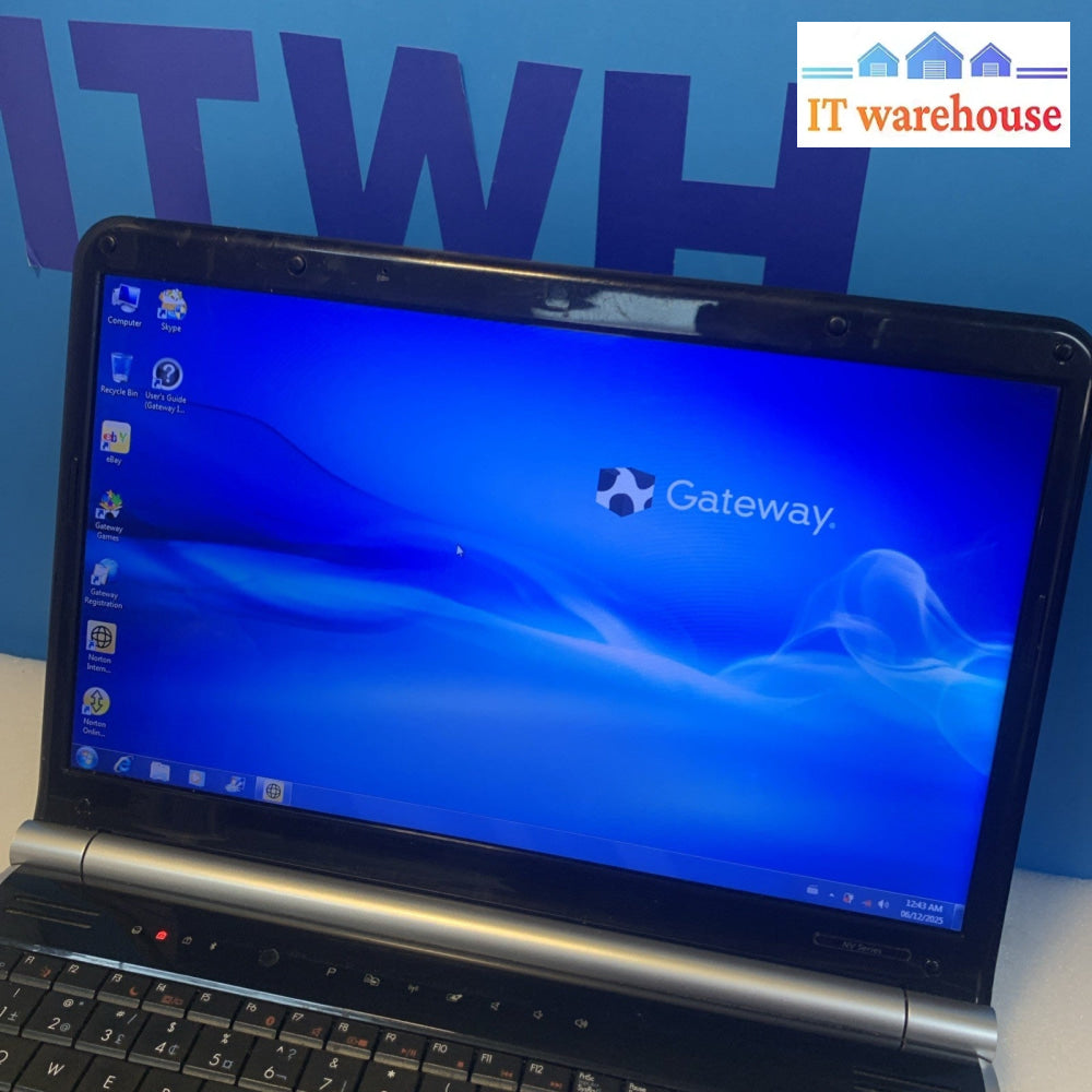 GATEWAY MS2288 NV59 15.6" Intel P6200 2.13GHZ 4GB 500GB original Windows 7 Home