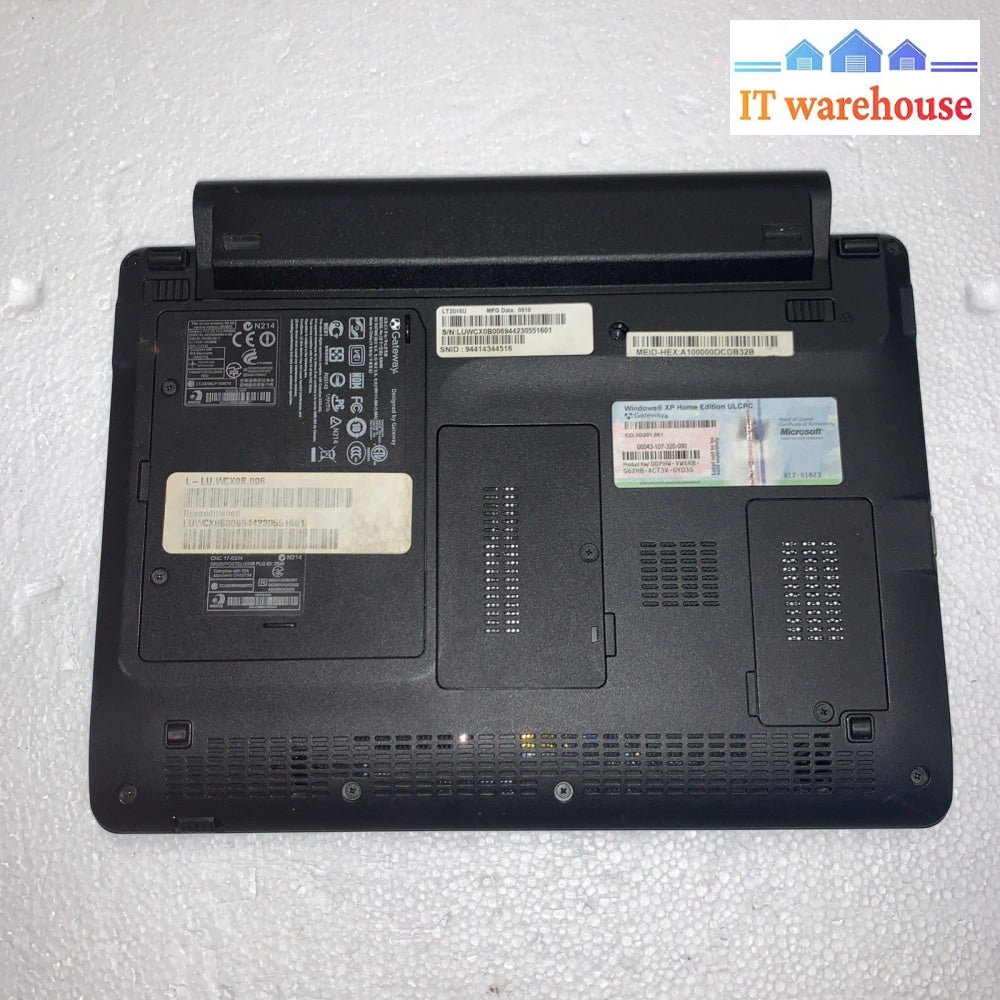 Gateway Netbook KAV6 Intel Atom N270 1.6GHZ 160GB HD 1GB RAM  Windows XP PRO SP3