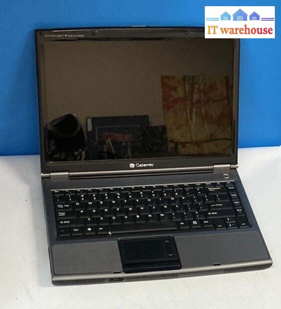 Gateway W340UI 14" Laptop Intel T2060 CPU / 1GB RAM / 100GB HDD / XP (Bad Batt)~