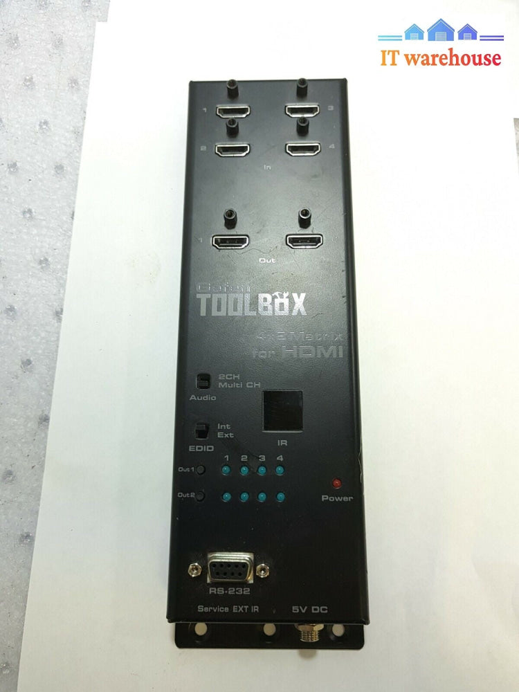 - Gefen Toolbox 4x2 Matrix for HDMI GTB-MHDMI1.3-442-BLK  (NO PSU ,AS IS)