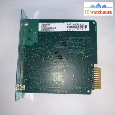 Genuine APC Smart Slot AP9619 UPS NETWORK MANAGEMENT CARD EM 10/100