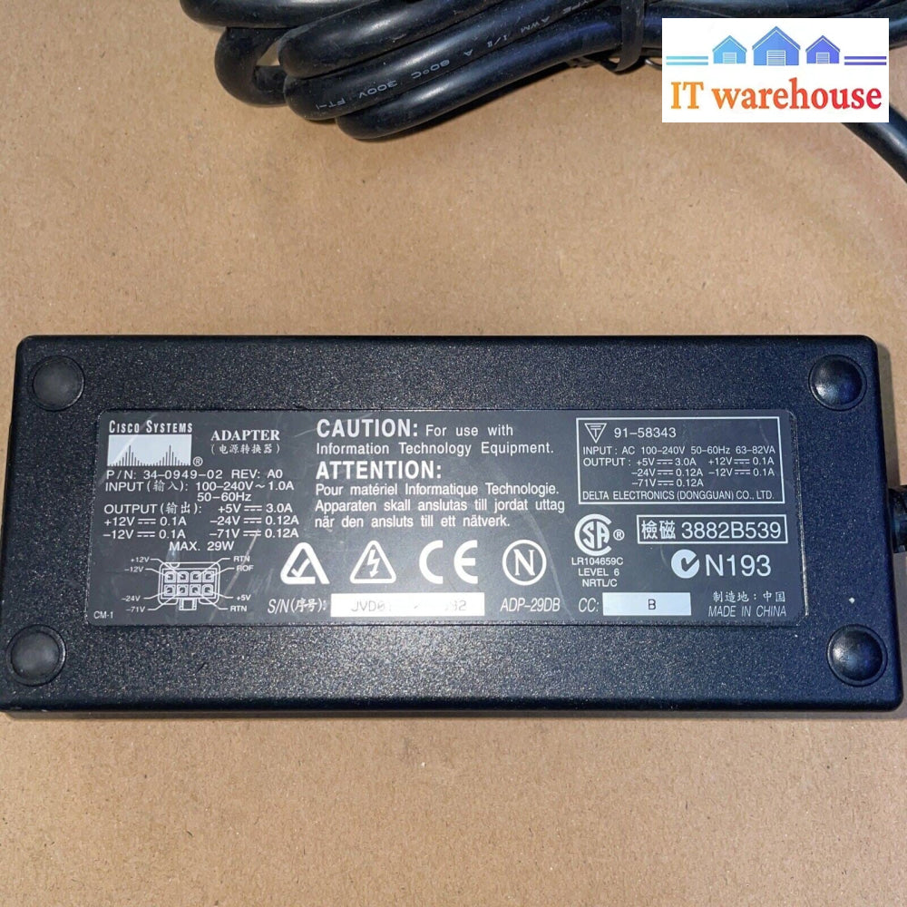 Genuine Cisco 29W Power Supply 34-0949-02 ADP-29DB