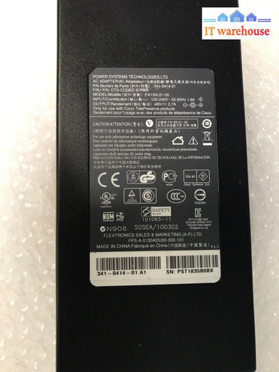 Genuine FA130LS1-00 P/N: 341-0414-01 CTS-CODEC-S-PWR DC ADAPTER Power Supply