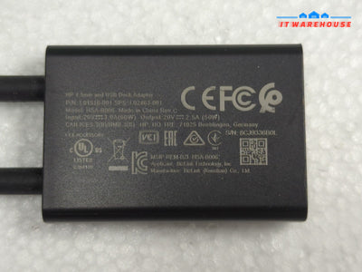 Genuine HP 4.5MM USB Dock Adapter P/N L02463-001 L01516-001 HSA-B006 -